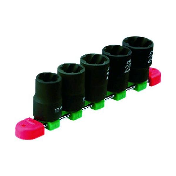 KTC 京都機械工具 TB4TW05 12.7sq.ツイストソケットセット 5コ組 TB-4TW05