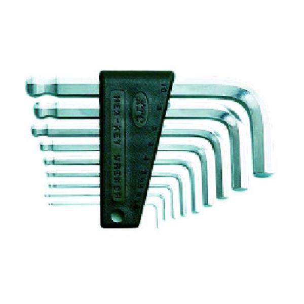 KTC 京都機械工具 HLD2009 ハイグレードボールポイントL型スタンダード六角棒レンチセット 9本組 HLD-2009