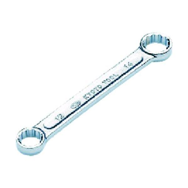 KTC 京都機械工具 M100-12X14 ストレートショートめがねレンチ 対辺寸法１２×１４ｍｍ 全長１３０ｍｍ M10012X14