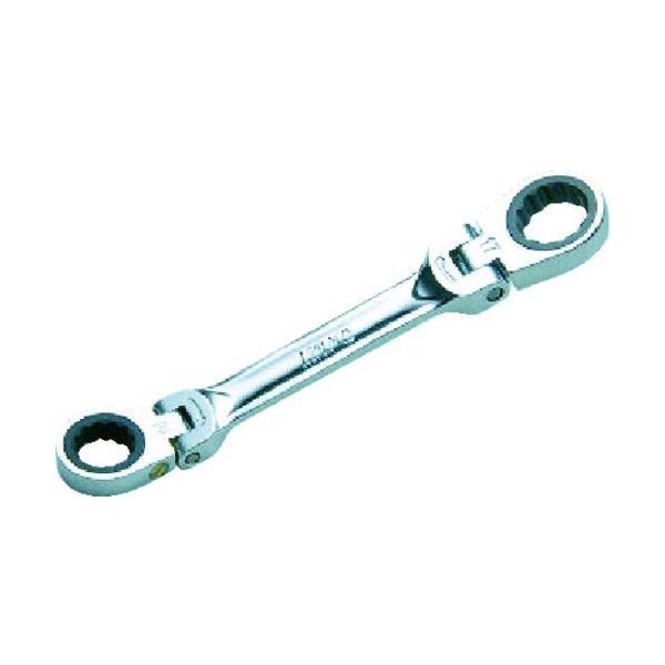 KTC 京都機械工具 MR1S-1417F ショートラチェットめがねレンチ 両頭首振りタイプ １４Ｘ１７ｍｍMR1S1417F