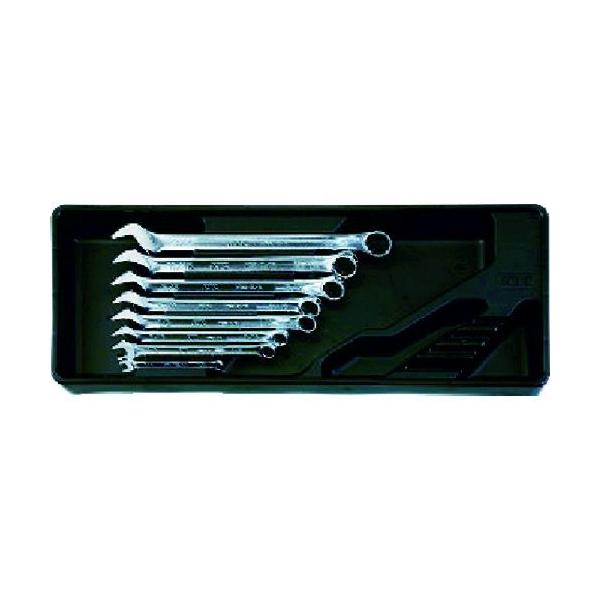 KTC TMS208B コンビネーションスパナセット コンビネーションレンチセット ８本組 インチ １２角 樹脂成形トレイ付き