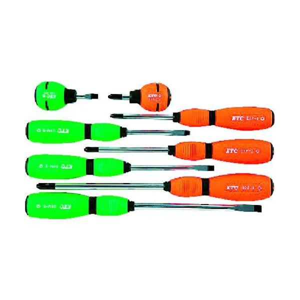 KTC 京都機械工具 TD798 ソフトドライバセット 8本組 TD-798