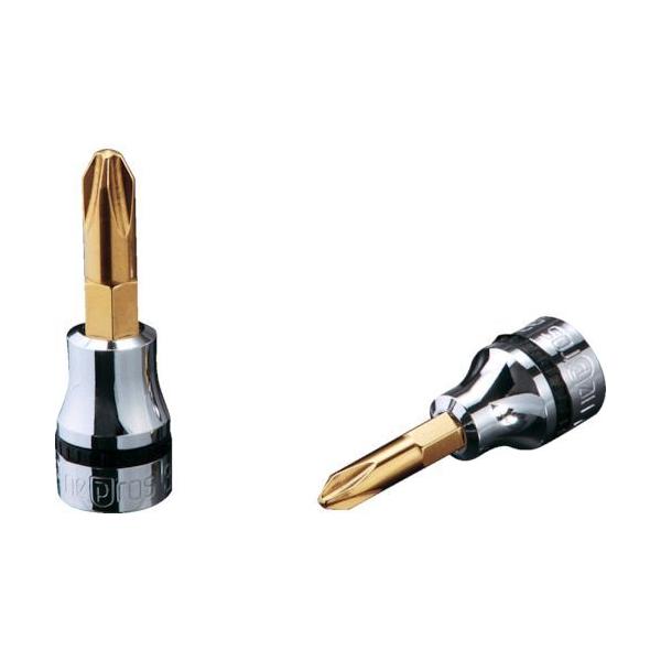 KTC 京都機械工具 NBT3P-3 ９．５ｓｑ．クロスビットソケット 刃先Ｎｏ．３ 差込角９．５ｍｍ 全長５５ｍｍ NBT3P3