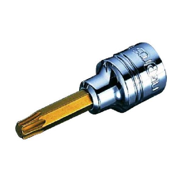 KTC 京都機械工具 NQ4T10 ヘックスローブソケット ６．３ｓｑ．Ｔ型トルクスビットソケット Ｔ１０ 先端寸法２．７２ｍｍ NQ-4T10