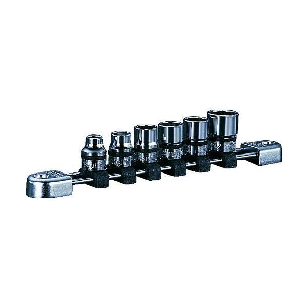KTC NTB306A ９．５ｓｑ．ソケットセット ６コ組 差込数９．５ｍｍ ソケット内容８、１０、１２、１３、１４、１７ｍｍ ６角