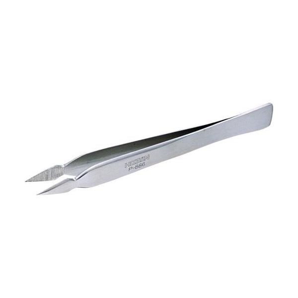 ホーザン HOZAN P-886 ピンセット １２０ｍｍ P886 ステンレス製ピンセット １２０ｍｍ ピンセット １２０ｍｍ 電気・電子関連用品 ホー