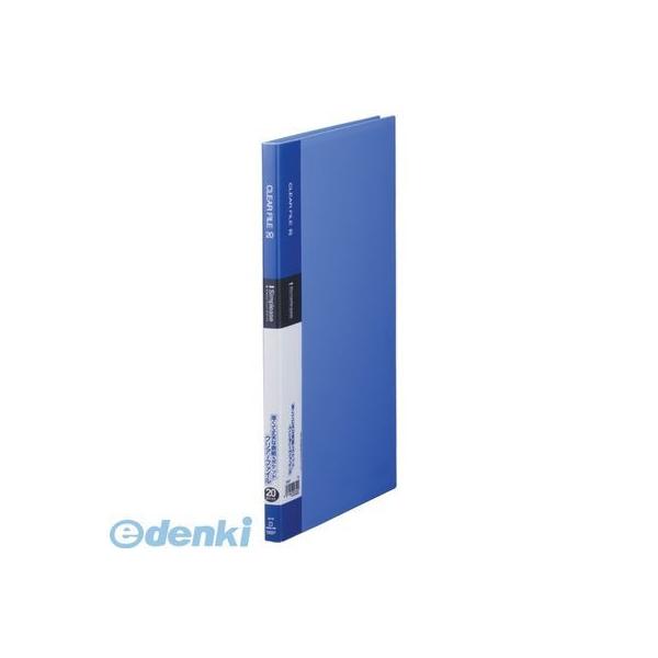 キングジム KING JIM 136SPアオ シンプリ－ズクリア－ファイル２０Ｐ 青【１冊】 シンプリーズクリアーファイル20P