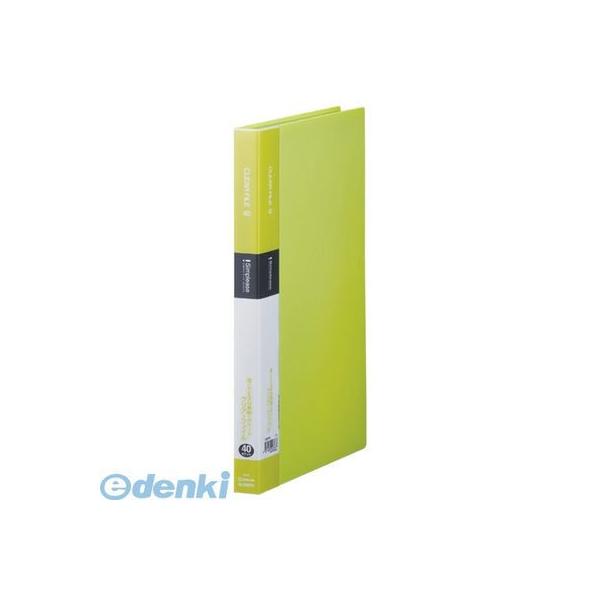 キングジム KING JIM 136SPWキミ シンプリ－ズクリア－ファイル４０Ｐ 黄緑【１冊】 シンプリーズクリアーファイル