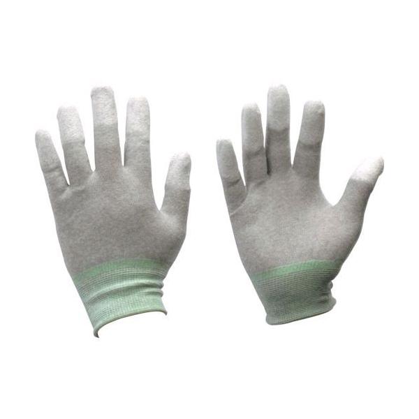 ホーザン HOZAN F-66-M 静電気防止手袋 指先コートタイプ ＥＳＤグローブ Ｍ １０双入り