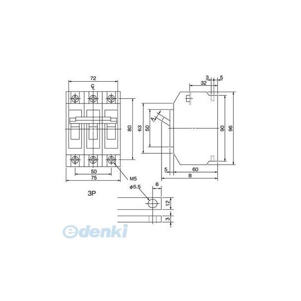 パナソニック（Panasonic） ［BBK340K］ サーキットブレーカ Ｎ－ＢＡＫ型 盤用【キャンセル不可】