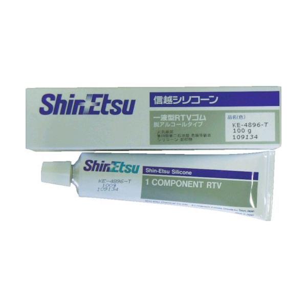 信越化学工業 SHINETSU KE4896W-100 シーリング 低分子シロキサン低減タイプ １００ｇ ホワイト KE4896W100 423-03