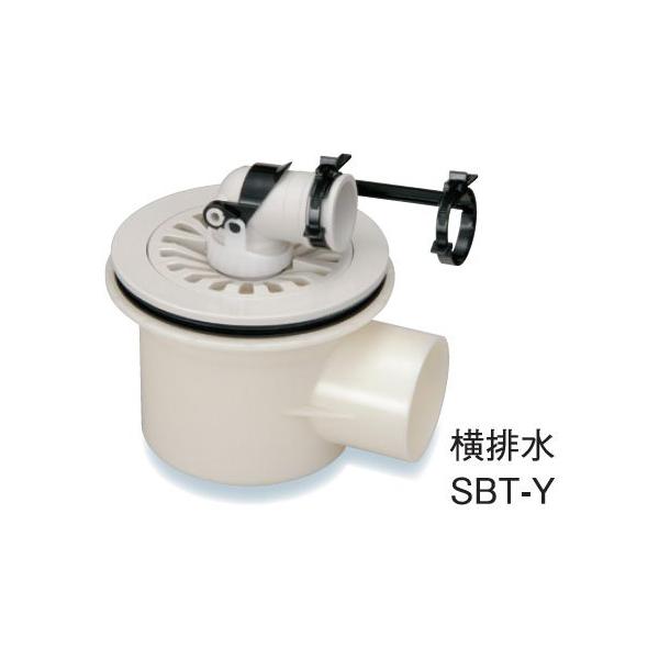 サヌキ SPG SBT-Y 洗濯機防水パン用樹脂トラップ ワンタッチ式 横排水 SBTY