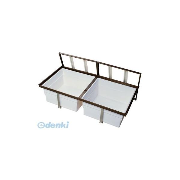 吉川化成 2F-1200BDJ「直送 代引不可」 アルミ枠　床下収納庫　ブロンズ色　一般スタンダードタイプ２階用・１２００型・浅型 2F1200BDJ