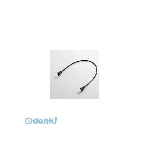 ELECOM エレコム LD-GPYTB/BK03 ツメ折れ防止短尺LANケーブル（Cat6準拠） LD-GPYTB/BK03 LDGPYTB/BK0
