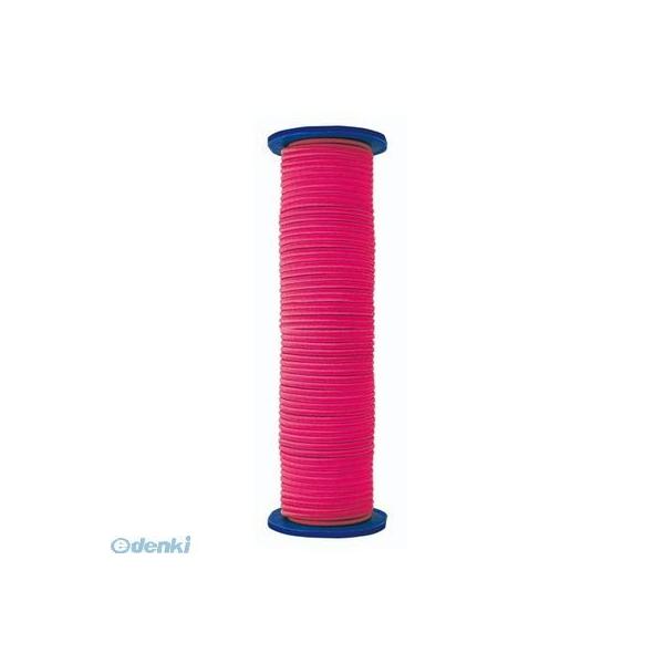 シンワ測定 78564 ゴム水糸　リール巻　蛍光ピンク　３mm　３０ｍ