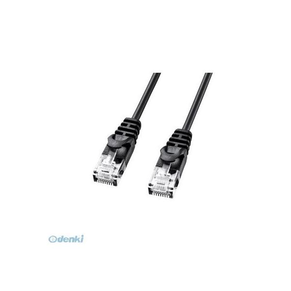 サンワサプライ LA-SL6-03BK カテゴリ6極細LANケーブル LASL603BK 3m ブラック CAT6LANケーブル