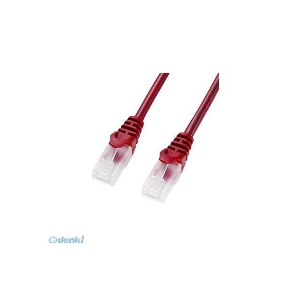 サンワサプライ LA-Y5TS-20R ツメ折れ防止CAT5eLANケーブル LAY5TS20R 20m レッド