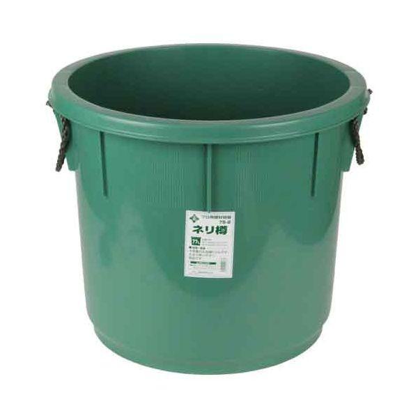 4977292114677 ネリ樽 緑長 75-2 27426 藤原産業 大工道具 左官用品 作業工具 77L プロ用建材容器