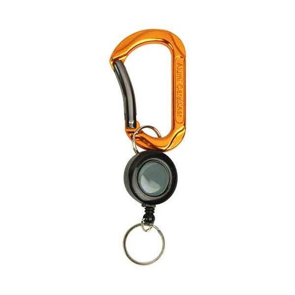 4977292115087 アルミカラビナキーリール付き SK11 SAC-80KRオレンジ 藤原産業 工具差し 作業工具