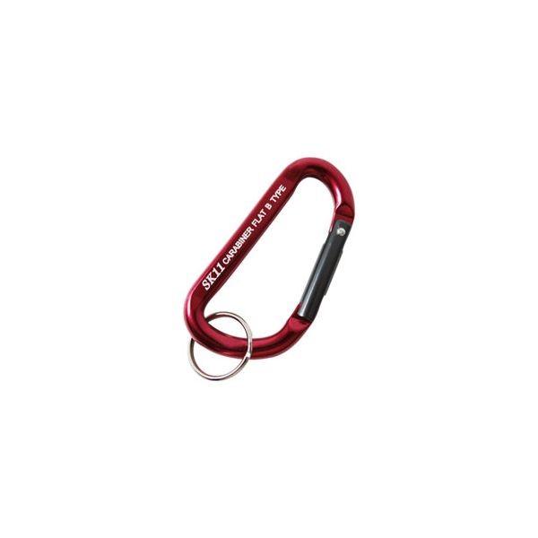 4977292115681 アルミカラビナ Ｂ SK11 SAC-550Bレッド 藤原産業 軽量スタンダードタイプ