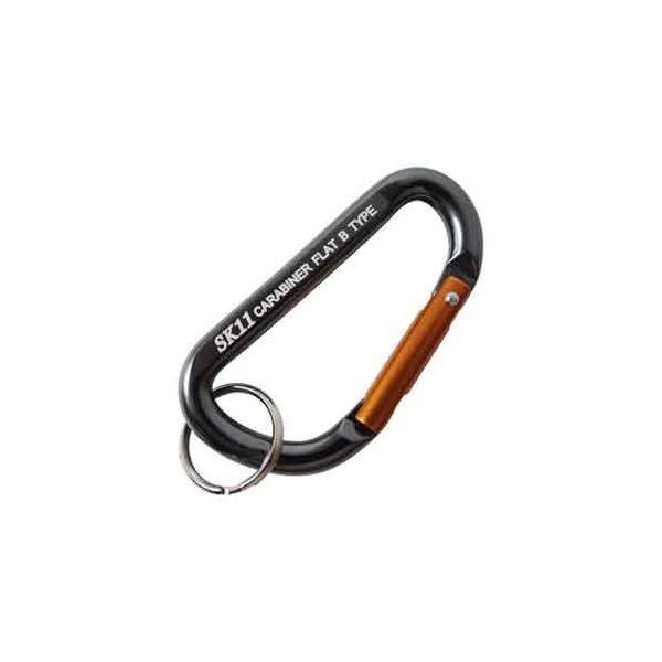 4977292115711 アルミカラビナ Ｂ SK11 ブラック SAC-660B 軽量スタンダードタイプ 藤原産業