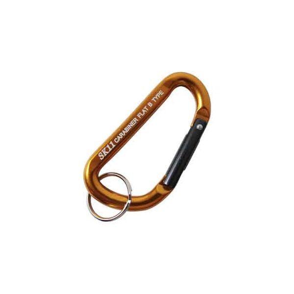 4977292115728 アルミカラビナ Ｂ SK11 SAC-660Bゴールド 軽量スタンダードタイプ 藤原産業