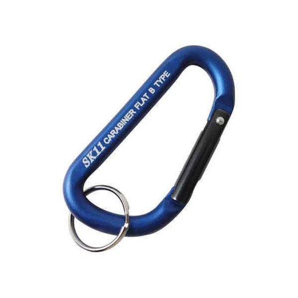 4977292115797 アルミカラビナ Ｂ SK11 SAC-770Bブルー 藤原産業 軽量スタンダードタイプ
