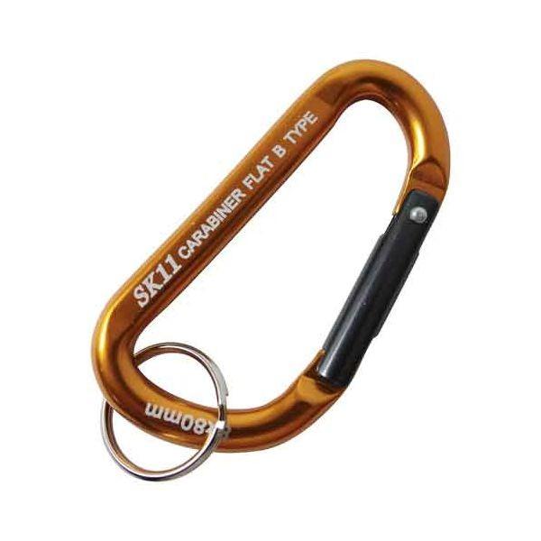 4977292115827 アルミカラビナ Ｂ SK11 SAC-880Bゴールド 軽量スタンダードタイプ 藤原産業