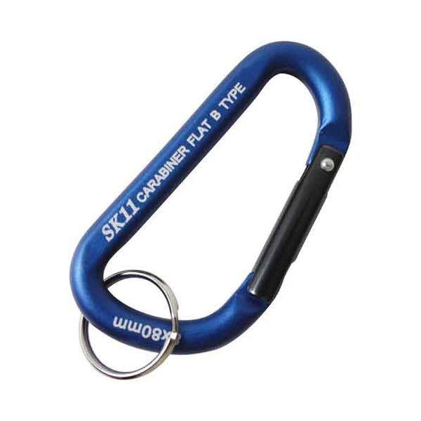 4977292115841 アルミカラビナ Ｂ SK11 SAC-880Bブルー 藤原産業 軽量スタンダードタイプ