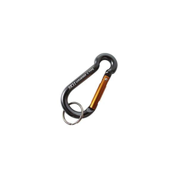 4977292115865 アルミカラビナ Ｃ SK11 SAC-550Cブラック 藤原産業 アルミカラビナC エスケー11