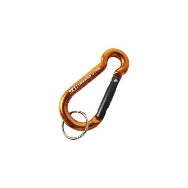 4977292115926 アルミカラビナ Ｃ SK11 SAC-660Cゴールド 藤原産業 アルミカラビナC