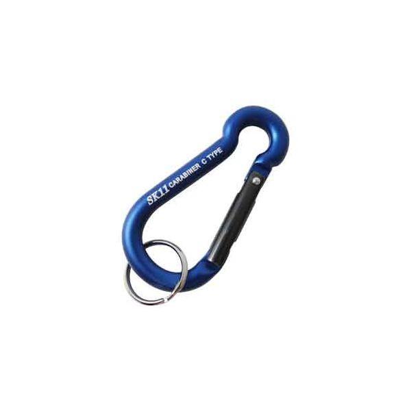 4977292115940 アルミカラビナ Ｃ SK11 SAC-660Cブルー 藤原産業 アルミカラビナC エスケー11