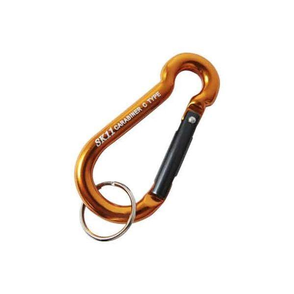 4977292115971 アルミカラビナ Ｃ SK11 SAC-770Cゴールド 藤原産業 アルミカラビナC エスケー11