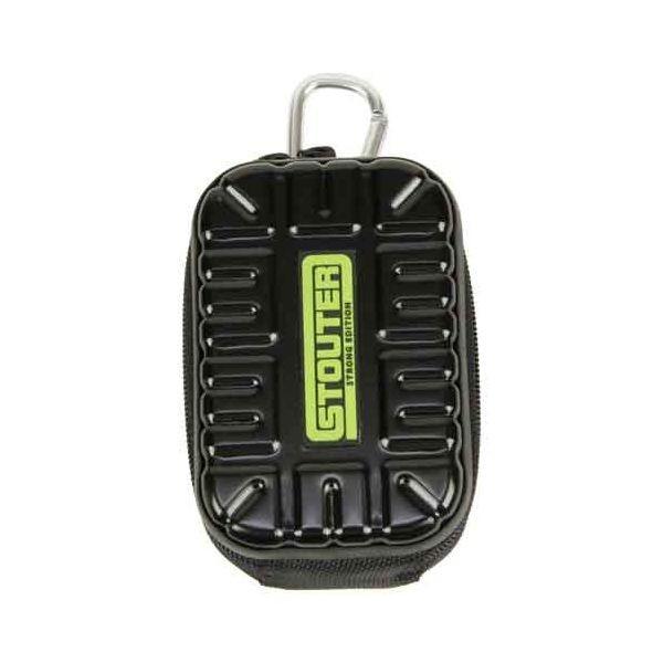 4977292116473 アルミツールポーチ シングル SAT-1BK SK11 ブラック シングルポケット 藤原産業