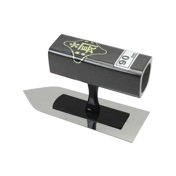 4977292160568 仕上鏝ステン０．３黒塗角柄 金長 ステンレス 藤原産業 KANECHO 大工道具 左官用品 作業工具