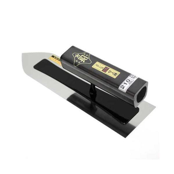 4977292160612 仕上鏝ステン０．３黒塗角柄 金長 藤原産業 ステンレス KANECHO ステンレス製