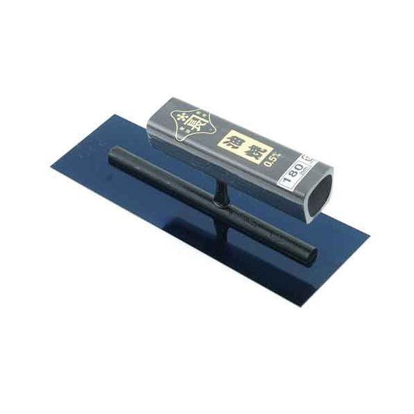 4977292160872 角鏝 油焼 ０．５黒塗角柄 リベットレス 金長 藤原産業 KANECHO 左官用品 大工道具 作業工具