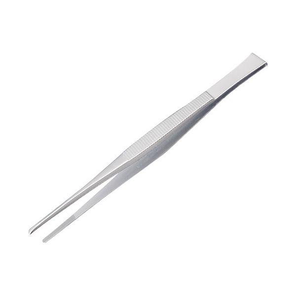 4977292277303 プロ用ピンセット K-17V18A KFI 作業工具 折曲 藤原産業 ギザ付き 直型