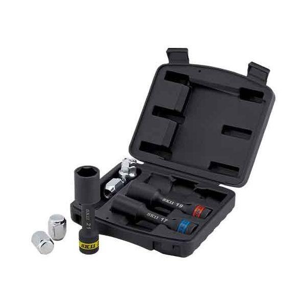 4977292296090 ホイールナットソケットセット SWS403P SK11 藤原産業 差込角 インパクトレンチ用 作業工具