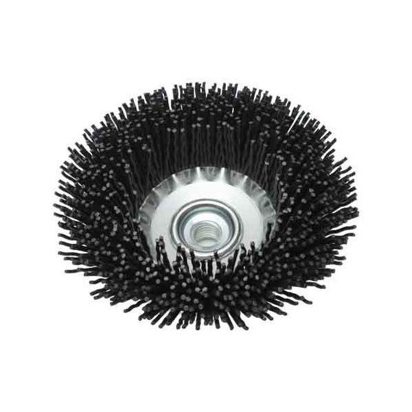 4977292349970 セーフティ強力ベベルブラシ SK11 中目 藤原産業 チュウメ粒度120 ディスクグラインダー用