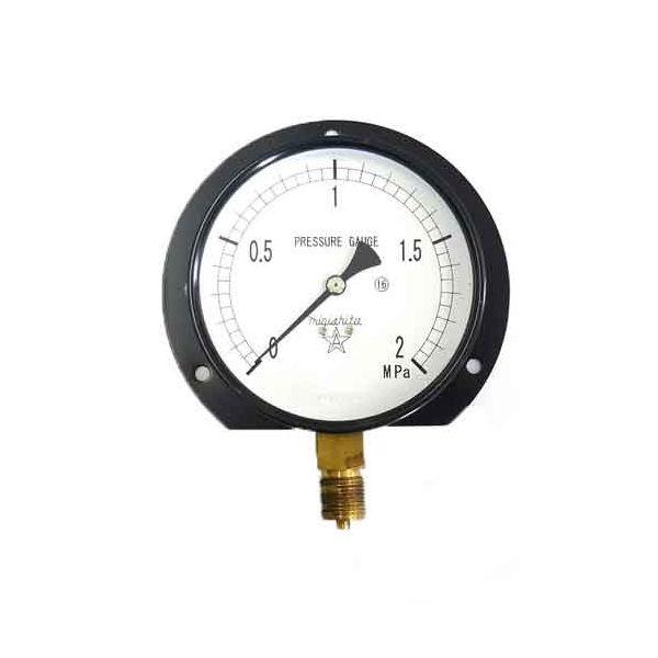 4977292426237 汎用圧力計Ｂ１００・Ｇ３／８ 右下精器 右下精器製造 8208000 S-42 測定器 空気圧 計測器