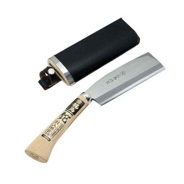 4977292602006 鞘入腰鉈 片刃 梅鉢龍馬 藤原産業 鞘入腰鉈片刃 鞘入腰ナタ 薪割り 枝打ち