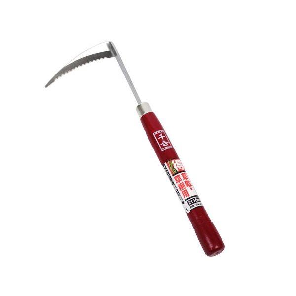 4977292602785 得得除草鎌（ネジリ） 千吉 藤原産業 草の中でも目立つ赤グリップ SENKICHI 園芸道具 園芸用品
