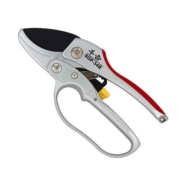 4977292628044 ハンディラチェット剪定鋏 SGP-34R 千吉 藤原産業 ハンディラチェットセン定ハサミ