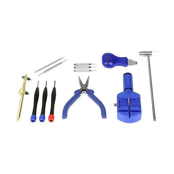 4977292828253 ウォッチリペアツールセット ETS-12WR E-Value 藤原産業 12pcs 作業工具