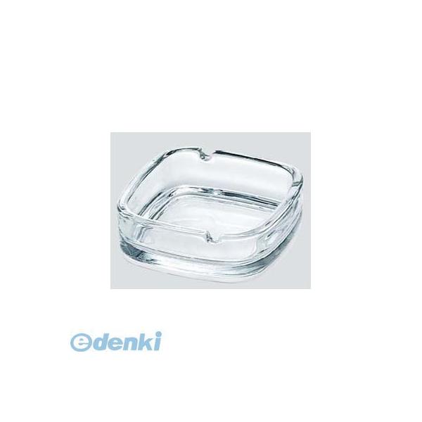 1531100 ガラス スクエアー 灰皿 クリア Ｐ－０５５３６－ＪＡＮ