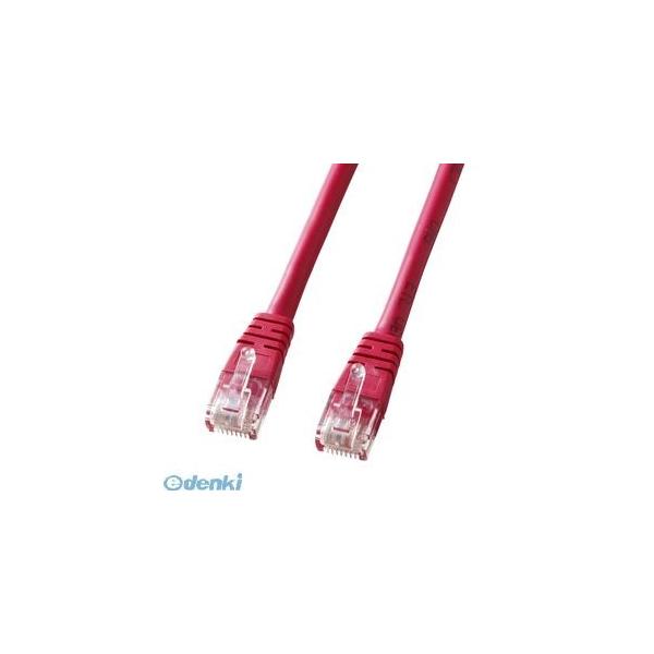 サンワサプライ KB-T5T-05RN エンハンスドカテゴリ5単線LANケーブル KBT5T05RN 5m レッド SANWA