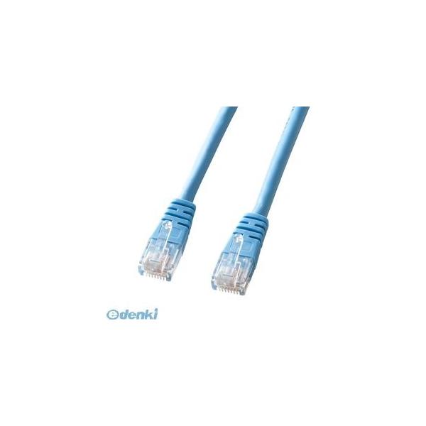 サンワサプライ KB-T5Y-15LBN エンハンスドカテゴリ5より線LANケーブル KBT5Y15LBN ライトブルー 15m