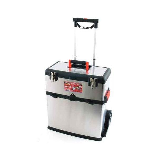 4977292834131 ステンレスツールステーション F-TS002 SK11 藤原産業 アルミケース工具箱 工具収納