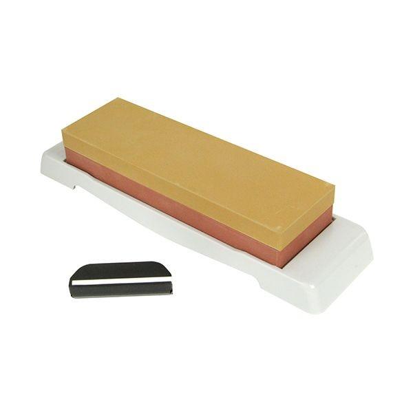 ［4977292156912］ 家庭用台付砥石 クリップ付 3000 SK11 1000 両面使える2役砥石 粒度 3000番